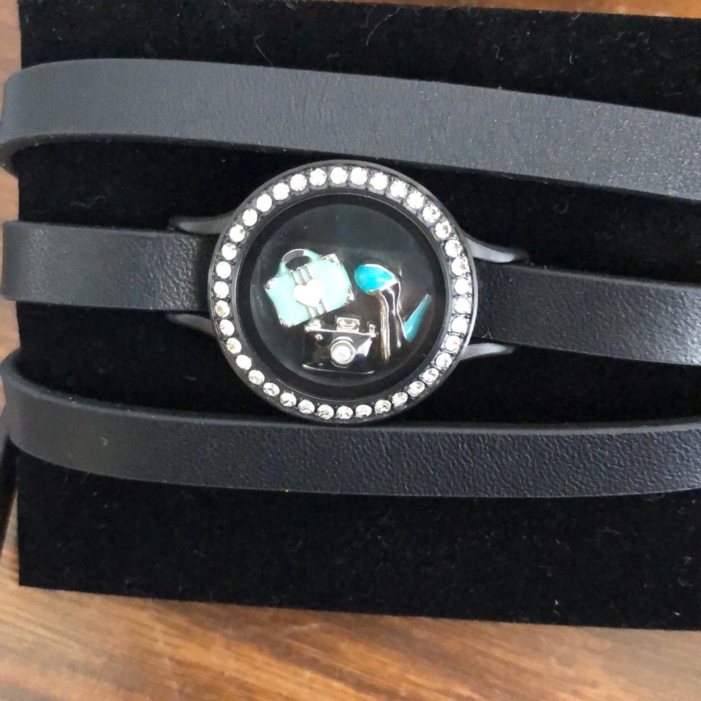 Origami Owl leather bracelet